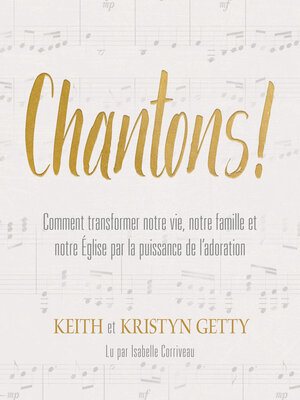 cover image of Chantons !